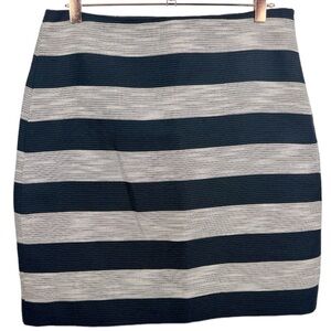 NWT LOFT Striped Pencil Skirt Size 8‎ Tall Career Office Casual Classic Work